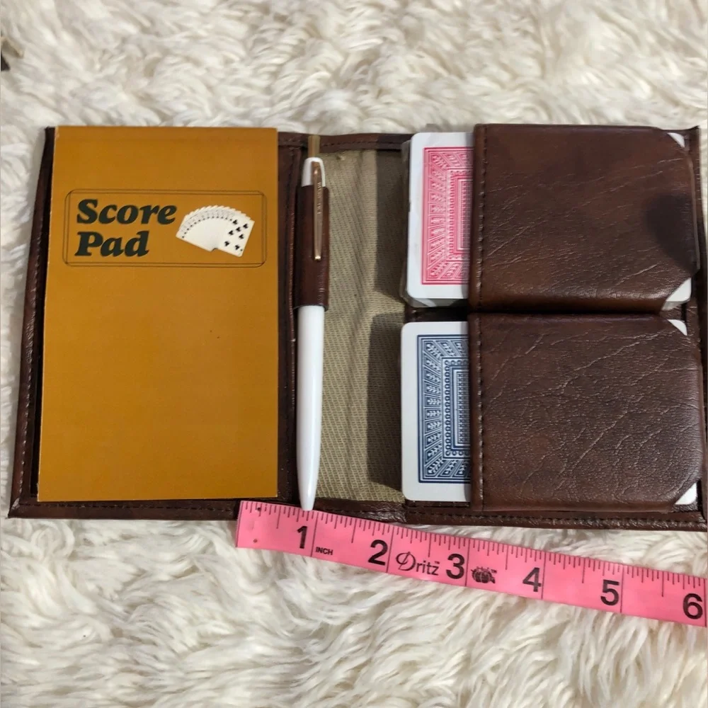 Vintage Rolfs Playing Card Set with Score Pad and pen